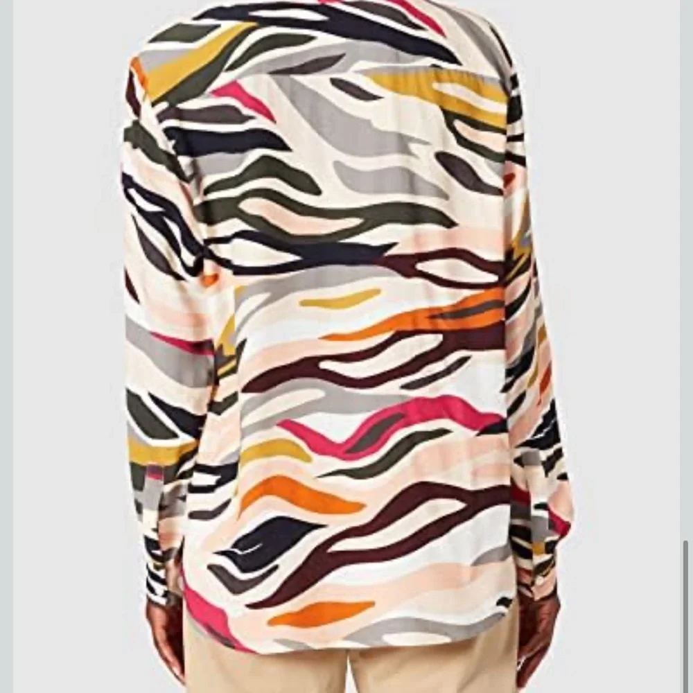 Seidensticker Multicolor Abstract Print Blouse Size 40 New Without Tags 🎨 - Picture 3 of 8